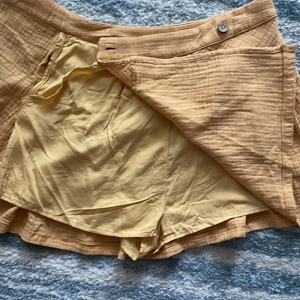 Promesa Mini Skort Mustard Yellow Medium